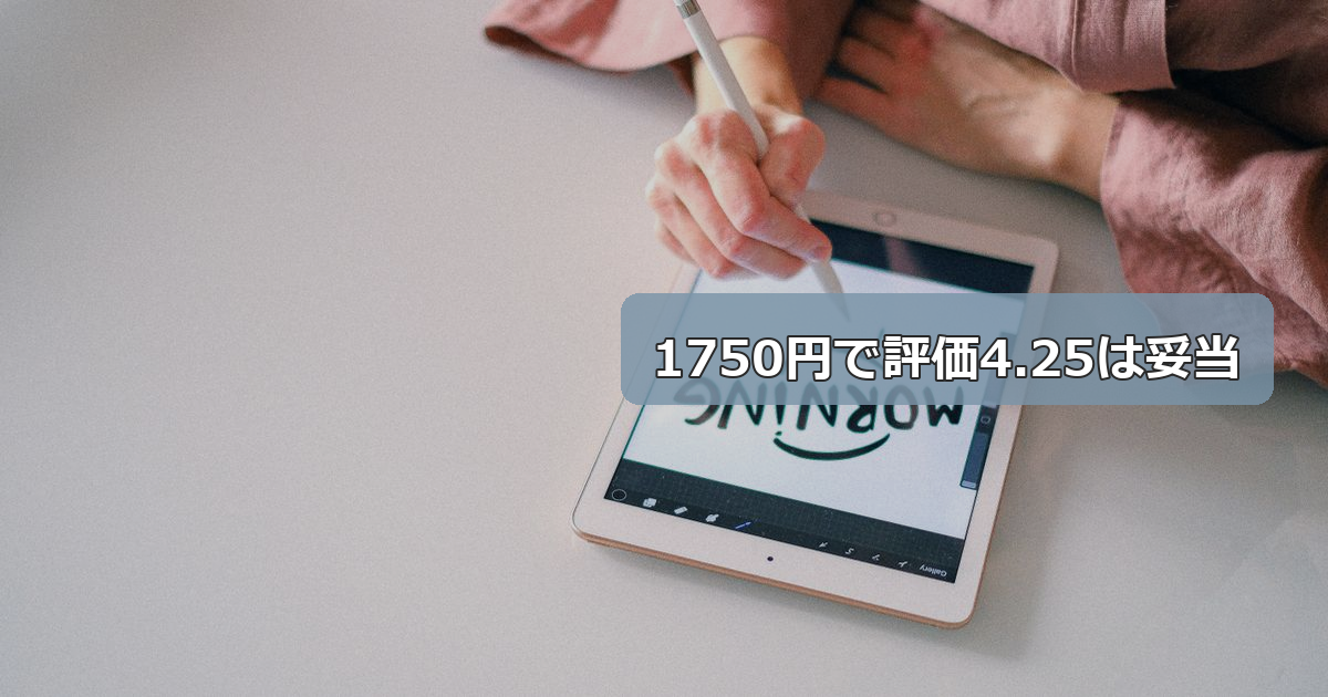 1750円のiPad用タッチペンは買いか?レビュー4134件の生データで検証